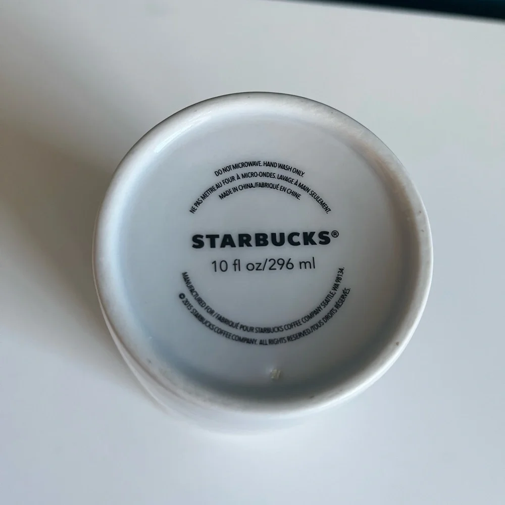 Starbucks Best Day Ever Birthday Confetti Ceramic Traveler Tumbler 16oz